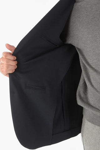 Virgin Wool Blend CHELSEA Blazer with Notch Lapel