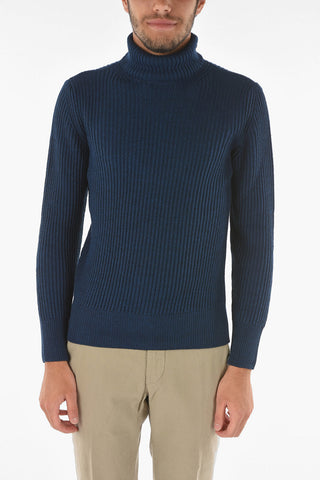 Knitted S.GINZA Turtleneck Sweater