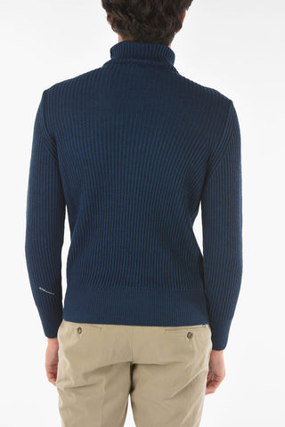 Knitted S.GINZA Turtleneck Sweater
