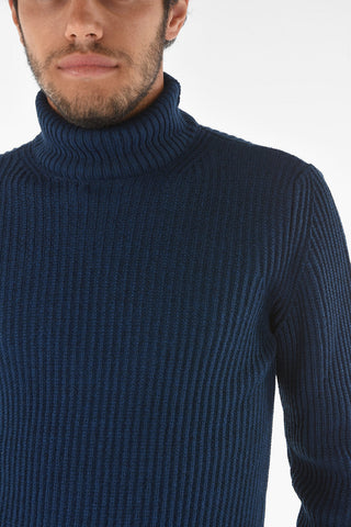 Knitted S.GINZA Turtleneck Sweater