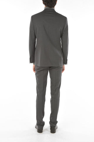 Pinstriped Virgin Wool MANTUA Suit with Notch Lapel