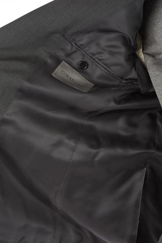 Pinstriped Virgin Wool MANTUA Suit with Notch Lapel