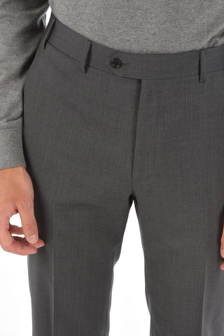 Pinstriped Virgin Wool MANTUA Suit with Notch Lapel