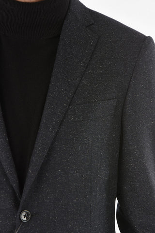 Virgin Wool Silk ACADEMY Suit with Notch Lapel