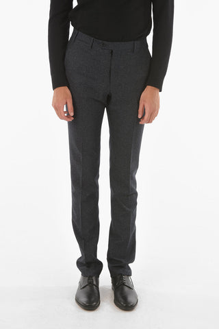 Virgin Wool Silk ACADEMY Suit with Notch Lapel