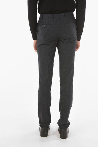 Virgin Wool Silk ACADEMY Suit with Notch Lapel