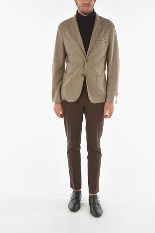 Virgin Wool Blend CHELSEA Blazer with Notch Lapel