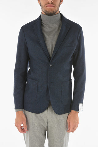 Single-breasted CHELSEA Herringbone Patterned Blazer