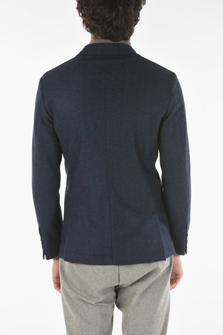 Single-breasted CHELSEA Herringbone Patterned Blazer