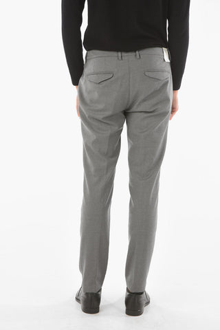 Pantaloni Chino MARAIS in Lana Vergine Stretch