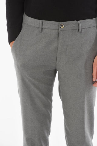 Pantaloni Chino MARAIS in Lana Vergine Stretch