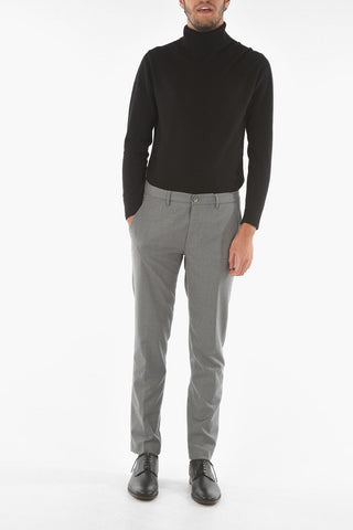 Pantaloni Chino MARAIS in Lana Vergine Stretch
