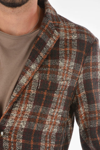 Tartan Pattern CHELSEA Single-breasted Blazer