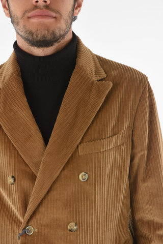 Double-breasted CHELSEA Corduroy Blazer