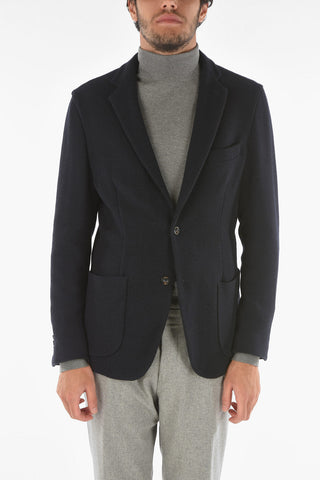 Wool Blend CHELSEA Blazer with Notch Lapel