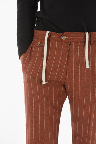 Wool Blend RAVAL Chalkstriped Chino Pants