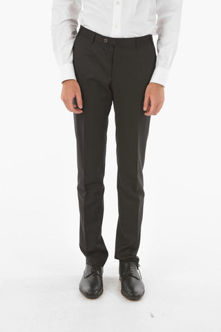 Virgin Wool CERIMONY ACADEMY 3-piece Suit with Satin Peak Lapel