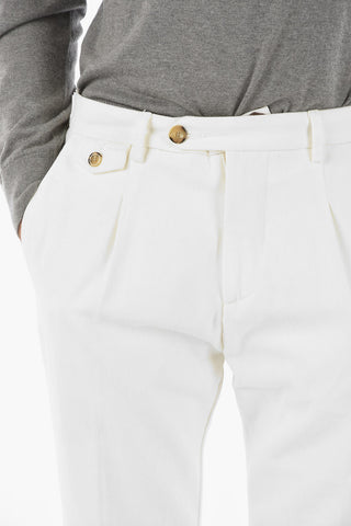 smooth fit single pleat  RAVAL1P.S pants