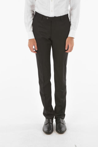 Virgin Wool CERIMONY ACADEMY 3-piece Suit with Satin Shawl Lapel