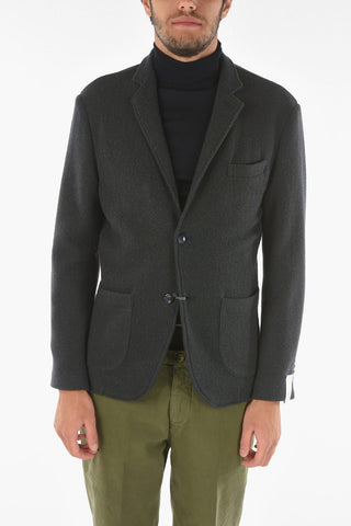 Single-breasted CHELSEA Herringbone Patterned Blazer