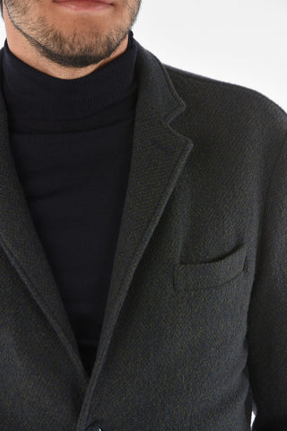 Single-breasted CHELSEA Herringbone Patterned Blazer