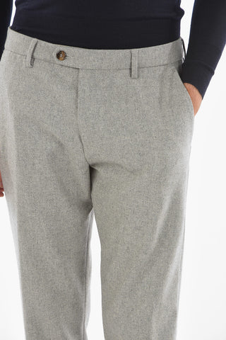 Pantaloni Chino LAB in Lana Vergine Stretch