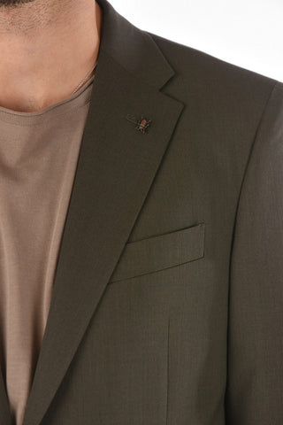 CC COLLECTION virgin wool RIGHT notch lapel suit drop 7R