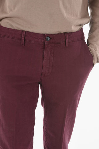 belt loops solid color NEWTOWN.L. chino pants