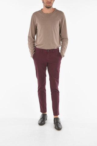 belt loops solid color NEWTOWN.L. chino pants