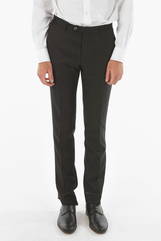 Virgin Wool CERIMONY ACADEMY 3-piece Suit with Peak Lapel