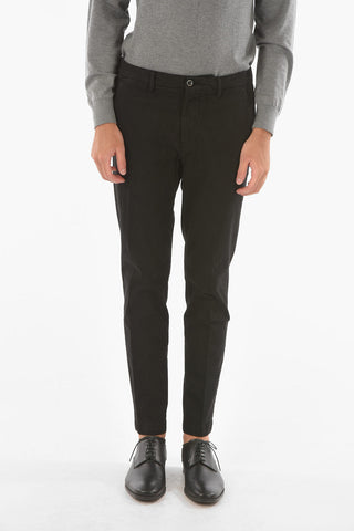 stretch cotton solid color MARAIS.L. chino pants