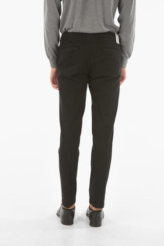 stretch cotton solid color MARAIS.L. chino pants