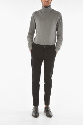 stretch cotton solid color MARAIS.L. chino pants