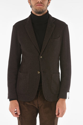 Single-breasted CHELSEA Herringbone Patterned Blazer