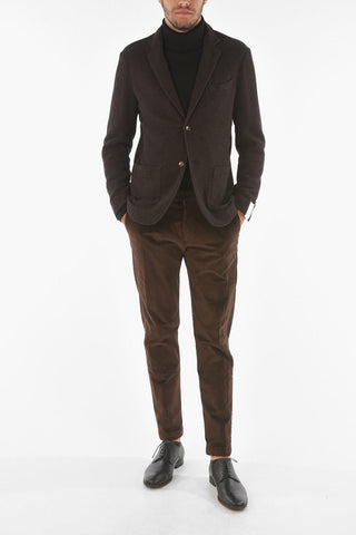 Single-breasted CHELSEA Herringbone Patterned Blazer