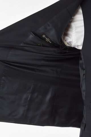 Stretched Virgin Wool CERIMONY ACADEMY 3-piece Suit with Shawl Lapel