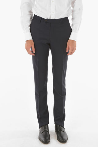 Stretched Virgin Wool CERIMONY ACADEMY 3-piece Suit with Shawl Lapel
