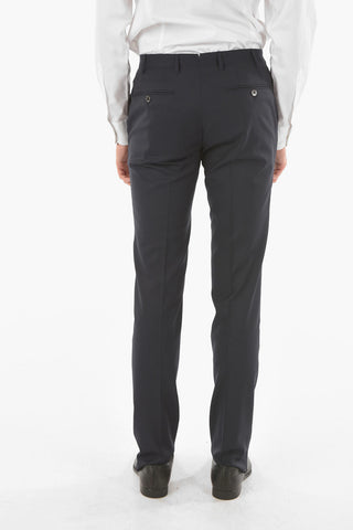 Stretched Virgin Wool CERIMONY ACADEMY 3-piece Suit with Shawl Lapel
