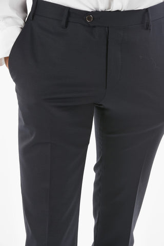 Stretched Virgin Wool CERIMONY ACADEMY 3-piece Suit with Shawl Lapel