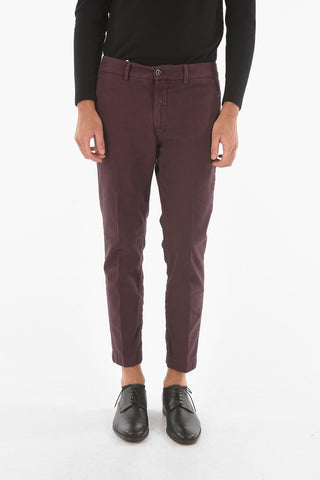 Pantaloni Chino MARAIS in Motivo Bird's Eye