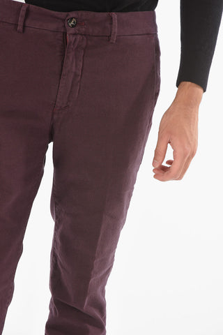 Pantaloni Chino MARAIS in Motivo Bird's Eye