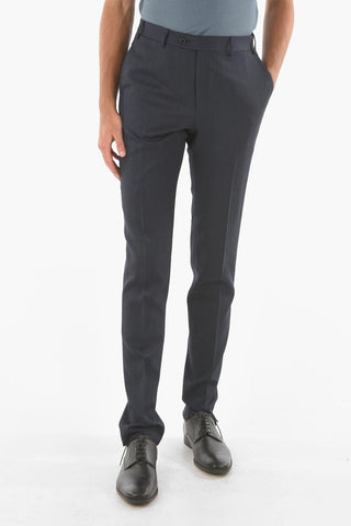 virgin wool MANTUA side vents no hem 2-button suit drop 6R