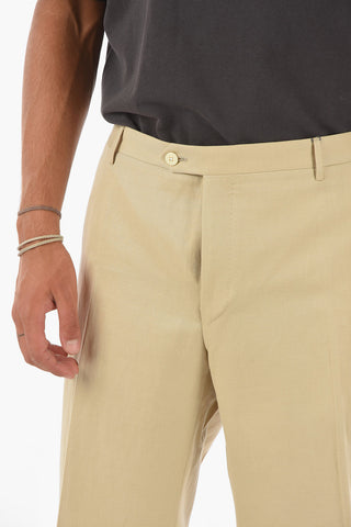 Pantaloni Chino ACADEMY in Cotone e Lino