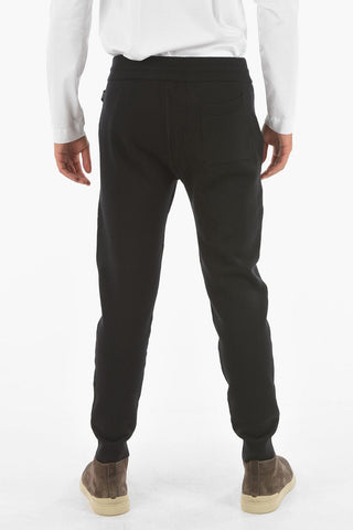 ZZEGNA joggers in lana con elastico in vita