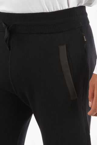 ZZEGNA joggers in lana con elastico in vita