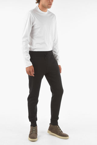 ZZEGNA joggers in lana con elastico in vita