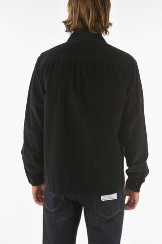 ZZEGNA double breast pocket corduroy shirt
