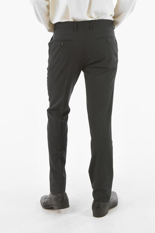 ZZEGNA windowpane check side vents notch lapel 2-button suit