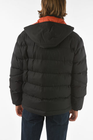 ZZEGNA Bomber with Two-tone Removable Hood