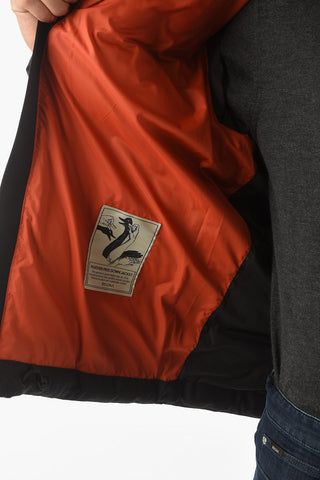 ZZEGNA Bomber with Two-tone Removable Hood